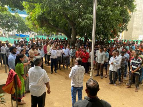 Independence day - NTT data center, Ambattur