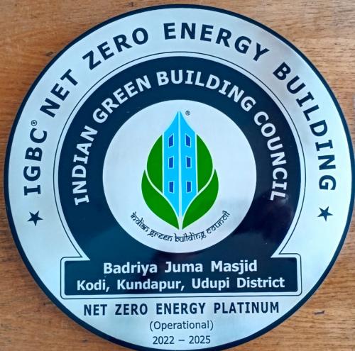 Net Zero Energy building Award
